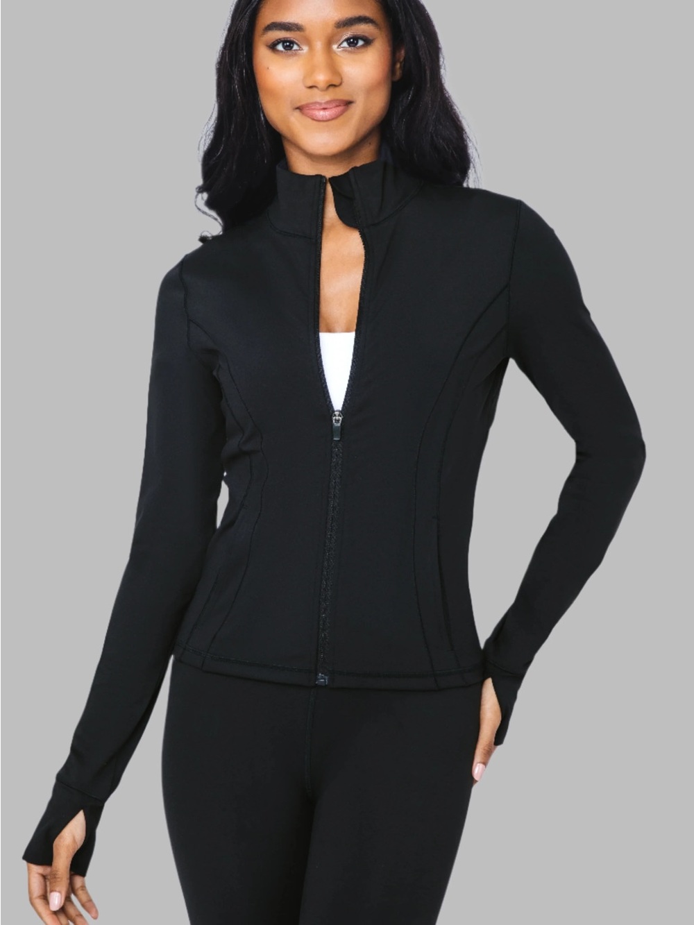 Nordstrom Rack 90 DEGREE BY REFLEX Carbon Interlink Full Zip Jacket